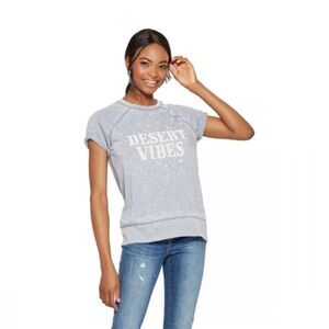 Grayson Threads Gray 'Desert Vibes' Top Lightweight Sweatshirt Size Small